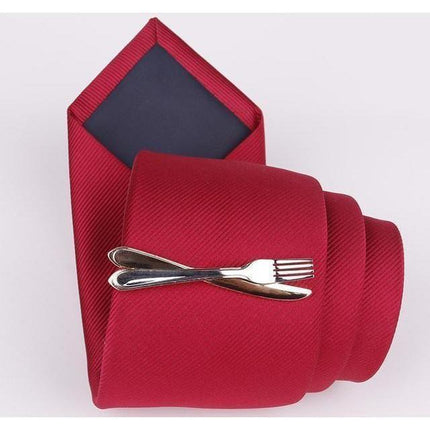 Quirky Collection Silver Tie Bars/Clips - 11 Styles