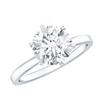 Lab - ( EF-VS ) / 92.5 Sterling Silver / 4.5