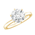 Lab - ( EF-VS ) / 10K Yellow Gold / 4.5