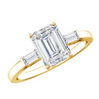 Lab - ( EF-VS ) / 10K Yellow Gold / 4.5