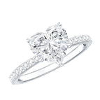 Lab - ( EF-VS ) / 92.5 Sterling Silver / 4.5