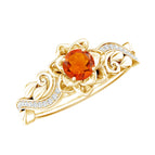 AAA / 14K Yellow Gold Plated Silver / 5