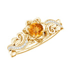 AAA / 14K Yellow Gold Plated Silver / 5