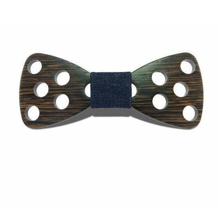 Reverse Polka Collection Wooden Bow Ties - 20 Colors & Styles