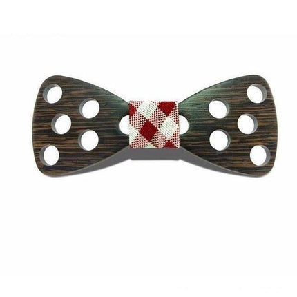 Reverse Polka Collection Wooden Bow Ties - 20 Colors & Styles