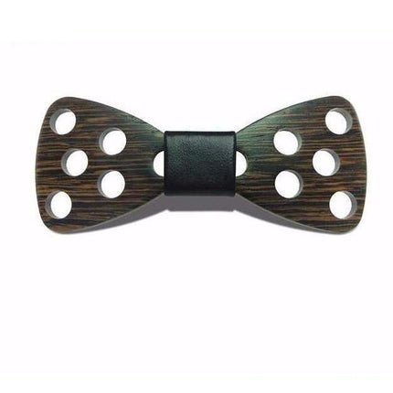 Reverse Polka Collection Wooden Bow Ties - 20 Colors & Styles