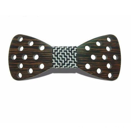 Reverse Polka Collection Wooden Bow Ties - 20 Colors & Styles