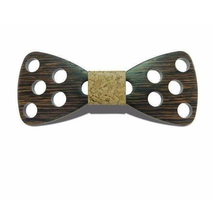 Reverse Polka Collection Wooden Bow Ties - 20 Colors & Styles