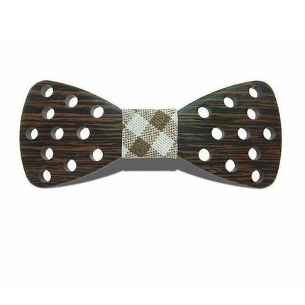 Reverse Polka Collection Wooden Bow Ties - 20 Colors & Styles