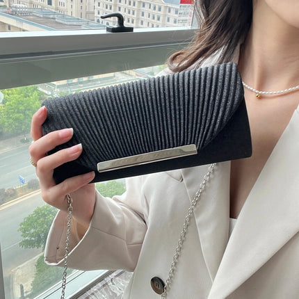 Fashion Elegant Clutch Bag | New Hot Selling Chain Dinner Bag & Bride Bridesmaid Lady Handbag (Factory Outlet)
