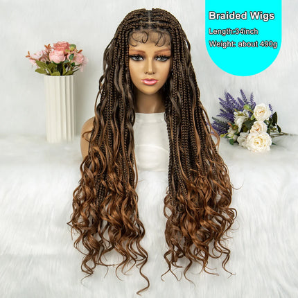 Knotless Box Braids & Dreadlocks Wig | Lace Front with Baby Hair