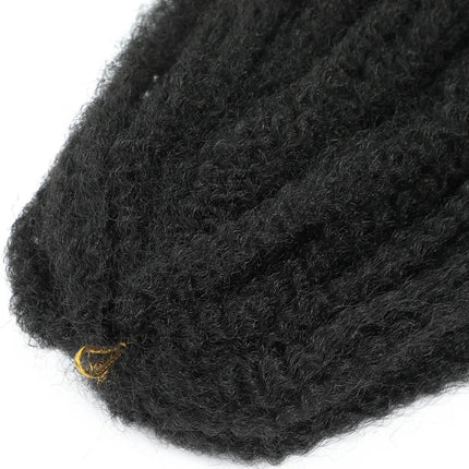 18" Marley Twist Braiding Hair | Crochet Braids | Afro Twist Kinky Hair Extensions | Ombre Colors | 30 Strands/Pack