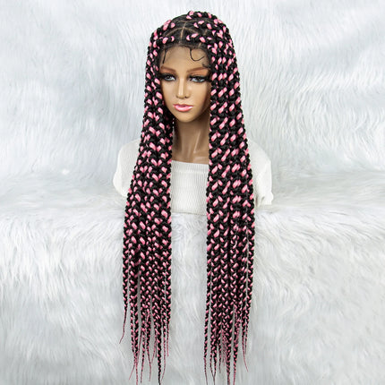 KIMA Colorful Braided Wig | Full Lace | Butterfly Locs & Dreadlocks Options