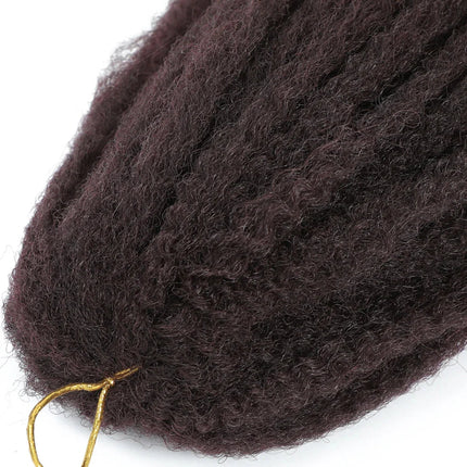 18" Marley Twist Braiding Hair | Crochet Braids | Afro Twist Kinky Hair Extensions | Ombre Colors | 30 Strands/Pack