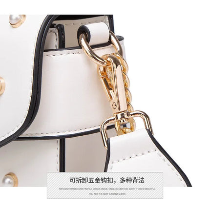New Fashion Women's Bag Trend | Brand Pearl Bee Shoulder Bag & High Quality Temperament Ladies Crossbody Bag (Designer Luxury Handbag)