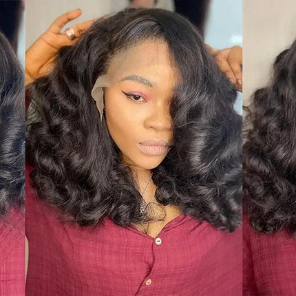 12A Raw Donor Unprocessed Malaysian Virgin Hair 13x4 HD Lace Frontal Wig | 250% Density | Double Drawn | Bouncy Wave