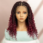 Burgundy / 16 Inches