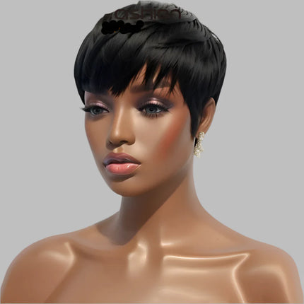 13x4 Kinky Straight Lace Front Wig | Glueless | Brazilian Virgin Hair | Pre-Plucked with Baby Hair