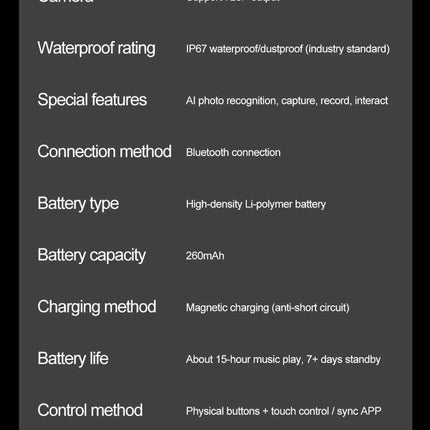LIGE Smart Glasses Photography Video AI Intelligent Interactive Translation IOS Andirod Glasses