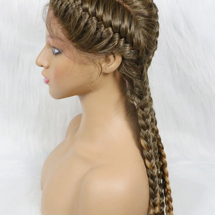 KIMA New Arrival 26" Braided Wig | Lace Front with Baby Hair