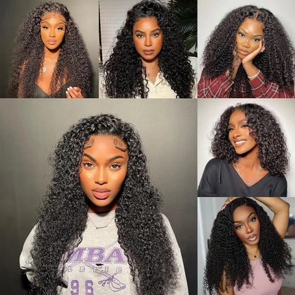 Double Drawn Kinky Curly HD Lace Frontal Wig | High Density Human Hair