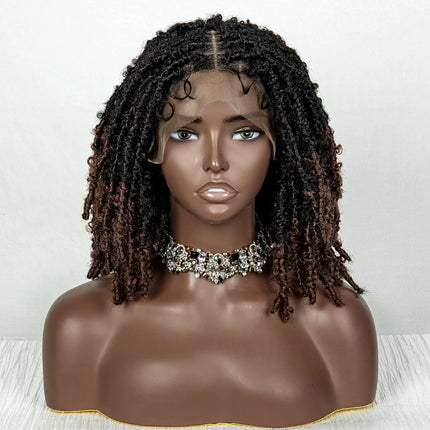 Butterfly Locs Crochet Braids Bob Wig | Lace Front | Dreadlock Style