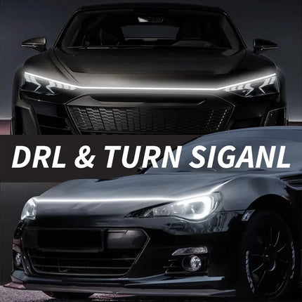 120CM LED Car Hood Atmosphere Light Strip Universal