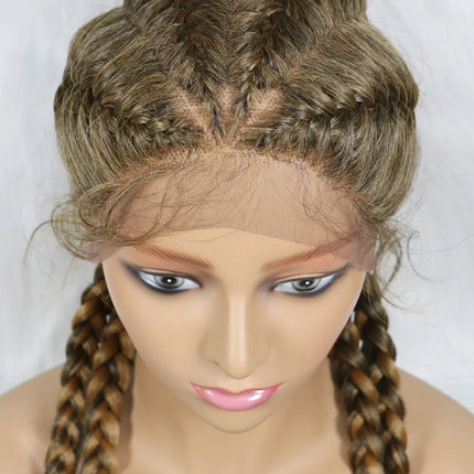 KIMA New Arrival 26" Braided Wig | Lace Front with Baby Hair