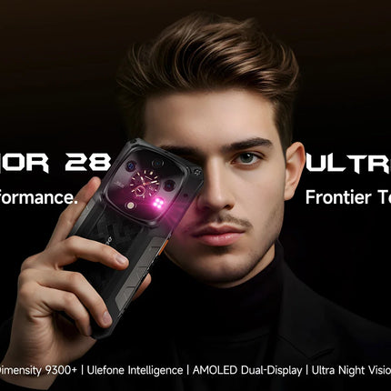 Ulefone Armor 28 Ultra 5G AI Rugged Phone 1TB ROM+32GB RAM Android Smartphone AMOLED 6.67" 10600mAh