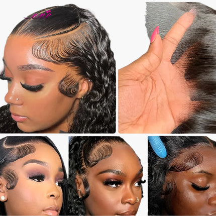 KissLove Pre-Braided Straight Lace Front Wig | HD Lace | Brazilian Remy Hair | Ready-to-Go | 26 Inches