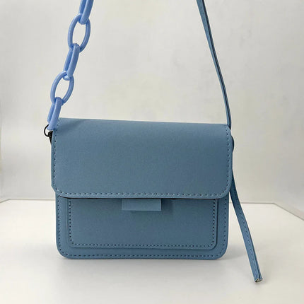 Fashion Brand Women's Small Crossbody Bag | Lightweight PU Leather Messenger Bag (Flap Handbag Purse, Summer Travel Bag for Female)