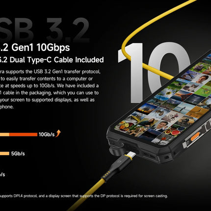Ulefone Armor 28 Ultra 5G AI Thermal Imaging Rugged Phone Dimensity 9300+ 1TB ROM 32GB RAM Android Smartphone