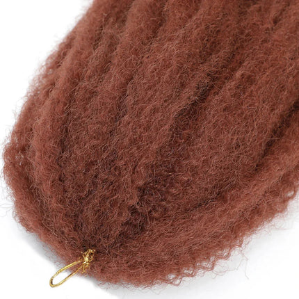 18" Marley Twist Braiding Hair | Crochet Braids | Afro Twist Kinky Hair Extensions | Ombre Colors | 30 Strands/Pack
