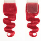 RED / Remy Hair / 8 Inches