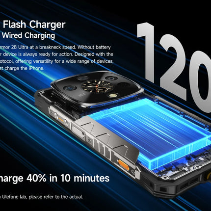 Ulefone Armor 28 Ultra 5G AI Rugged Phone 1TB ROM+32GB RAM Android Smartphone AMOLED 6.67" 10600mAh