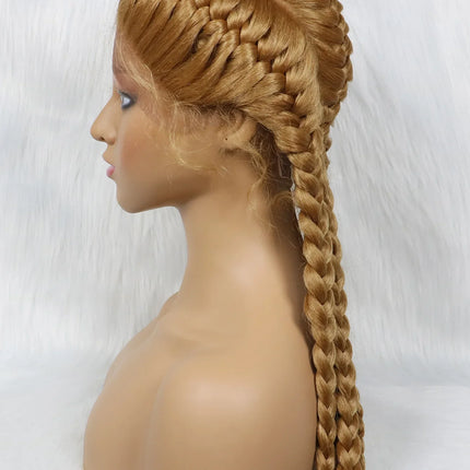 KIMA New Arrival 26" Braided Wig | Lace Front with Baby Hair