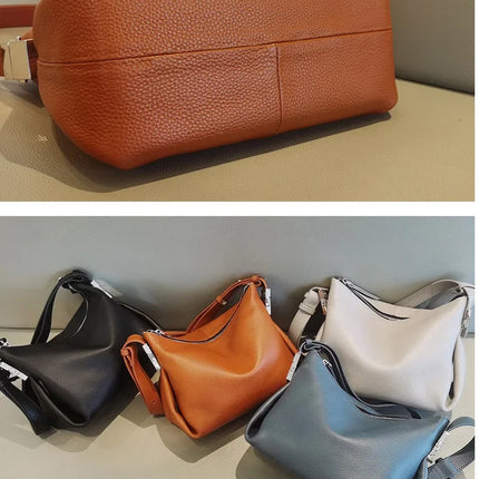 New Crossbody Bag for Women | Genuine Leather Adjustable Straps Shoulder Messenger Purse & Luxury Designer Handbag (Sac A Main)