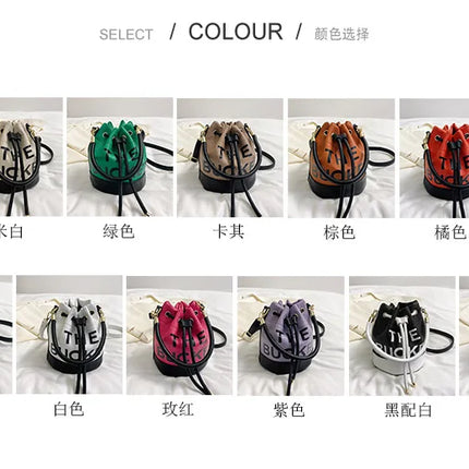 New Fashion Women's Bucket Bag Trend | Brand Casual Versatile Shoulder Bag & High-end Classic Crossbody Bag (Designer Luxury Handbag)