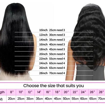 46-50 Inch | 13x6/13x4 Lace Width | Bone Straight | Brazilian | Remy Hair | HD Transparent Lace Frontal Wig - 200% Density