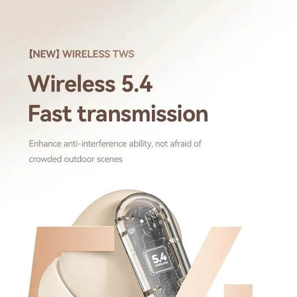 S510 TWS Wireless Headphones Earphone Bluetooth-compatible 5.4 Waterproof Headset with Mic Earbuds