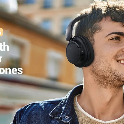 Oneodio Super EQ V16 Wireless Headphones Bluetooth 5.3 Over Ear Headset With Mic Bass/Pop Mode Hi-Res Foldable Headphones 90H