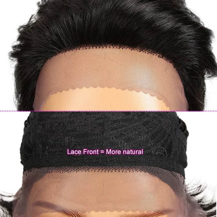 Pixie Cut Lace Front Wig | Short Straight Peruvian Human Hair for Black Women