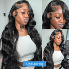 13x4 Lace Wig / 200% / 16 Inches
