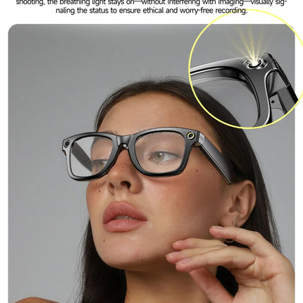 GUHUAVMI New 800W Camera AI Smart Glasses Color-Changing Translation Glasses Photo Video Recording Waterproof