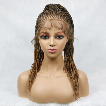 Kima Cornrow & Bantu Knot Braided Wig | Stitch Braids | Full Lace | Heat-Resistant Synthetic Hair