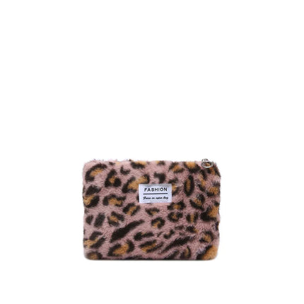 Leopard Print Retro Makeup Bag | Large Capacity Cosmetic Bag & Fashion Portable Storage Bag (Travel Toiletry Bag)
