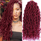 Burgundy Color / 18inches / 6Packs