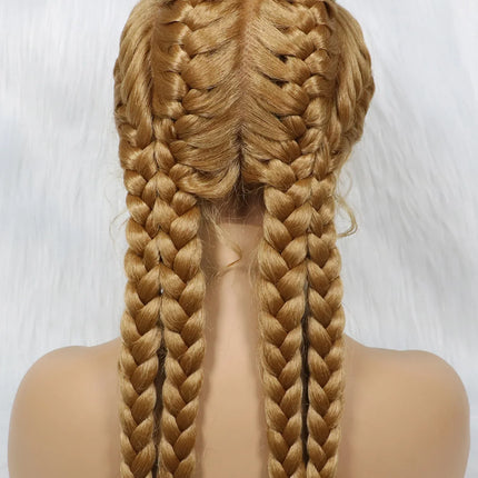 KIMA New Arrival 26" Braided Wig | Lace Front with Baby Hair