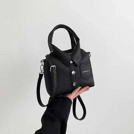 Square Compact Shoulder & Crossbody Bag | Unique Design High Quality Handbag for Women (Designer Style Bolso)
