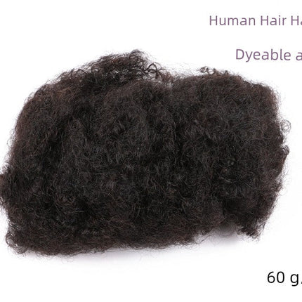 Reggae African Black Dreadlocks | 65cm South Korea Protein Filament Dreadlocks (Human Hair & Synthetic Blend, Bleaching & Dyeing)